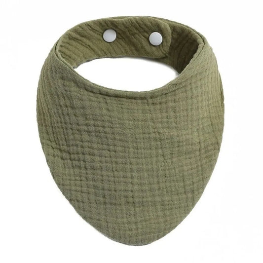 Bavoir hydrophile à boutons pression